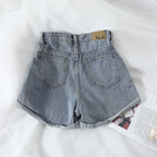 Women's High-Waisted Denim Shorts