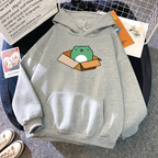 Womens Simple Long Sleeved Hoodie | Streetwear
