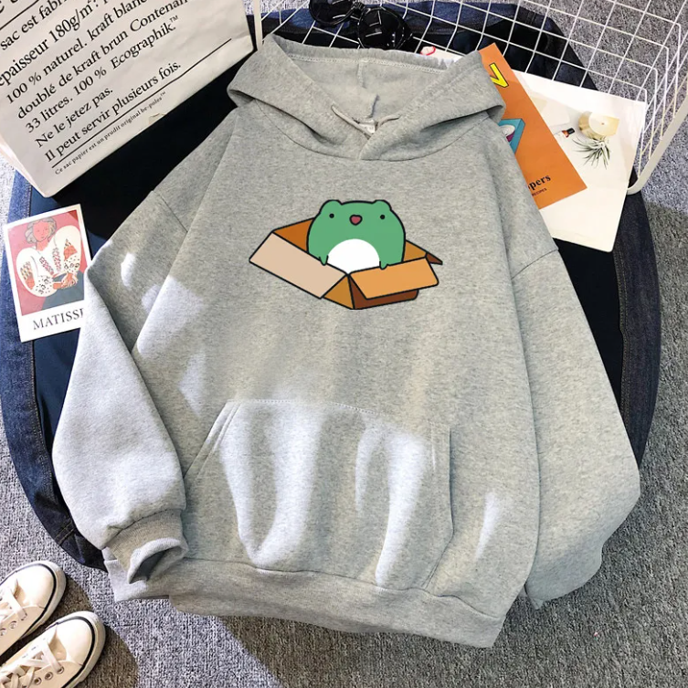 Womens Simple Long Sleeved Hoodie | Streetwear