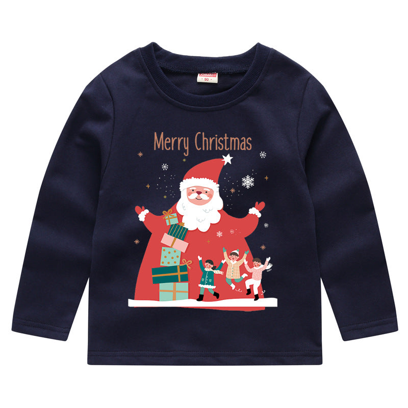 Children's Fashion Sweater and Bottoming Shirt