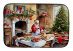 Cookies with Santa Claus Dish Drying Mat