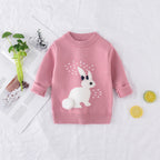 Children's Long Sleeve Casual Bunny Sweater