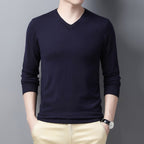 Men's Thin Knitted Round Neck Sweater