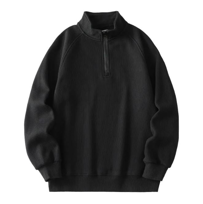 Fashion Stand-collar Fleece Long Sleeve Sweatshirt Winter Warm | Streetwear