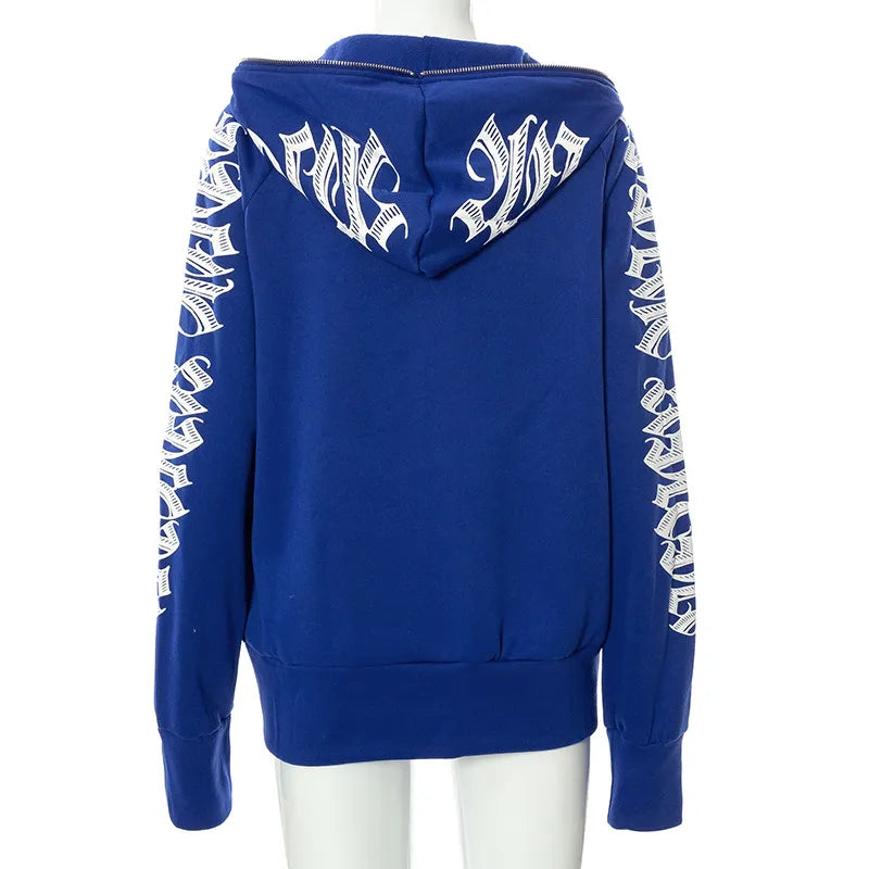 Letter Print Hoodie Sweatshirt | Streetwear