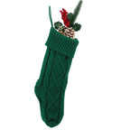 Embroidered Christmas Knit Socks