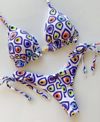2022 Women's Printed Split Bikini Swimsuit (Brazil)