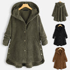 Retro Plus Size Loose Corduroy Coat in New Style