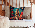 Belgian Tervuren Christmas Throw Pillow
