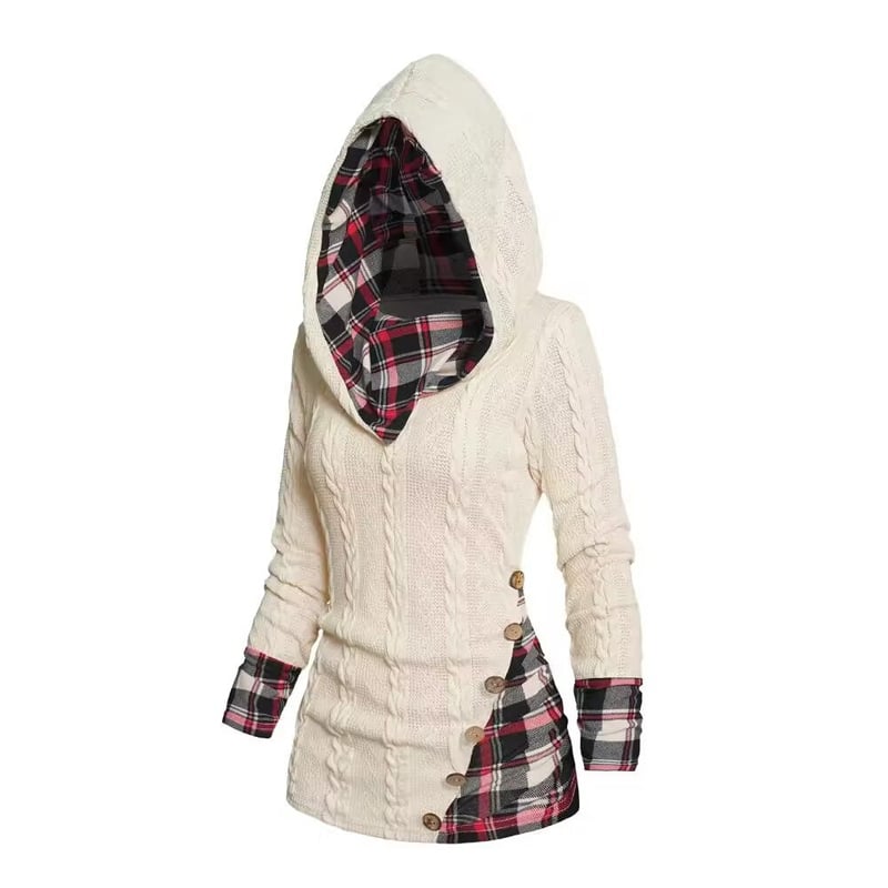 Bedford Cord Hooded Casual Pullover Sweater | Streetwear