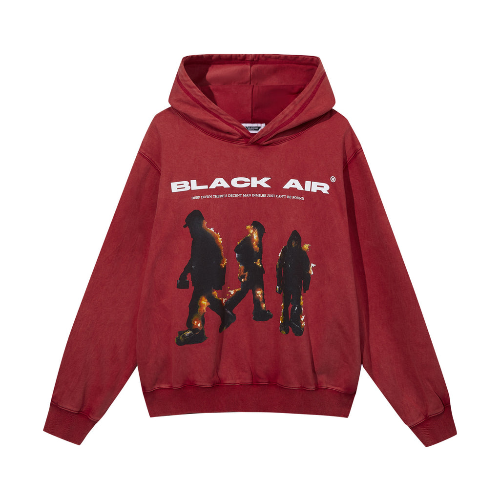 Casual Street Fashion Men's Flame Sweater