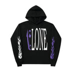 Korean Printed Long Sleeve Slouchy Loose Hoodie | Streetwear
