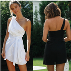 Solid Color Pullover Dress - Fashionable Style | Streetwear