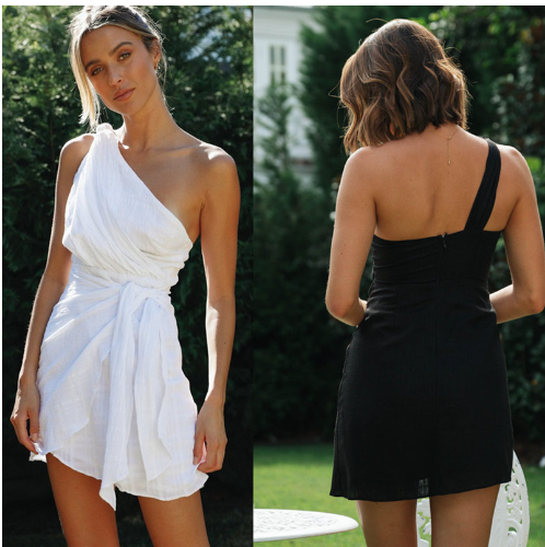 Solid Color Pullover Dress - Fashionable Style | Streetwear