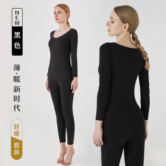 Women’s Thermal Long Johns Seamless Winter Underwear Set