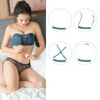 Invisible Strapless Lace Bra with No Underwire
