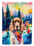 English Cocker Spaniel Christmas Garden Flag
