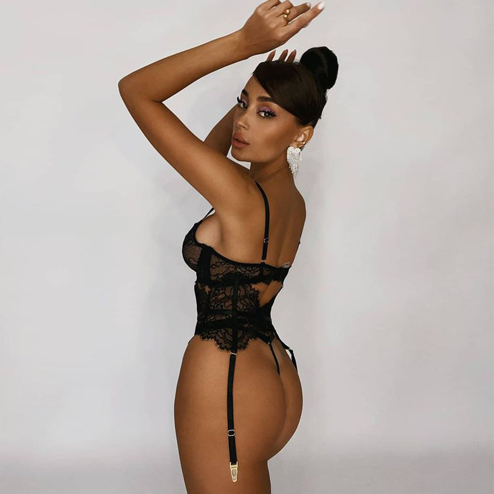 High-Quality Lace Waist Trainer Women's Bodysuit CT0995