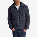 Thick Plush Jacket with Lapel for Fall and Winter
