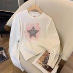 Elegant Vintage Embroidered Sweater for Women 2024