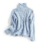 High-Neck Loose Pullover | Streetwear