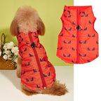 Puppy Cartoon Cardigan Cotton Vest for Dogs