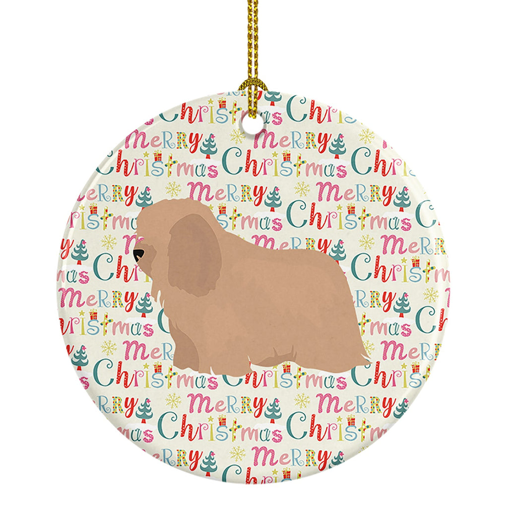Coton de Tulear #1 Merry Christmas Ceramic Ornament