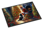 Tibetan Terrier and Santa Claus Doormat