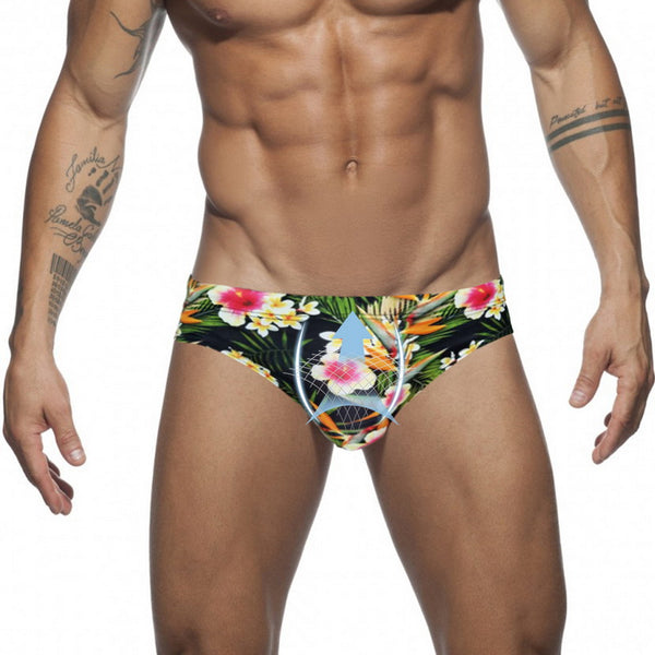 Men's Tropical Floral Swim Briefs