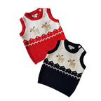 Children's Cotton Vest with Christmas Deer Design
