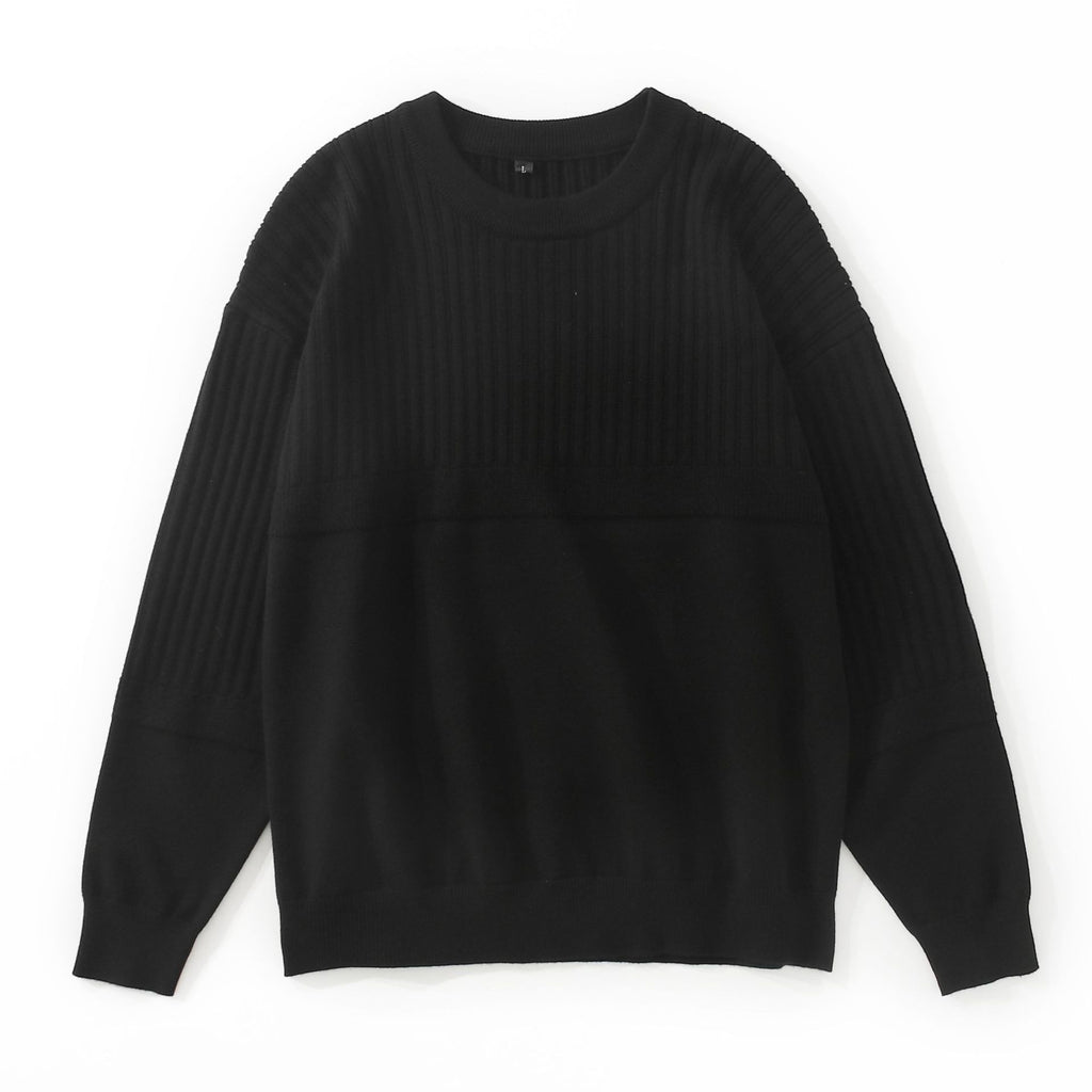 Men's Round Neck Pullover Sweater for Youth Commuting | Streetwear