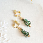 Creative Star Christmas Tree Earrings Wholesale