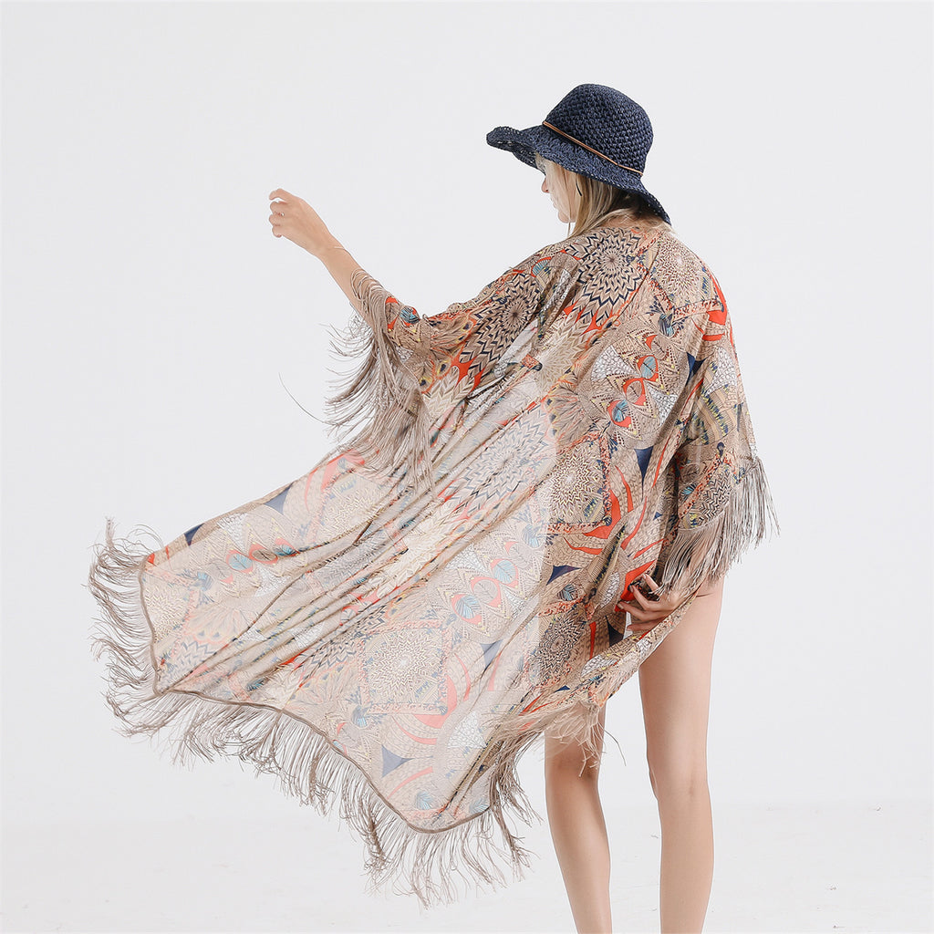 Summer Travel Sun Protection Beach Bikini Cover-Up