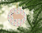 Kerry Hill Sheep Christmas Ceramic Ornament