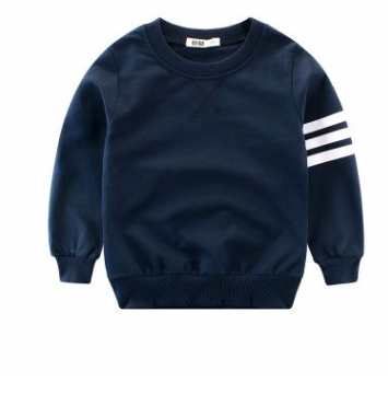 Boy's Long Sleeve Round Neck Pullover Sweater | Streetwear