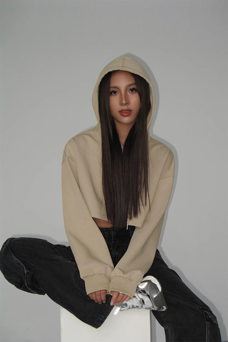 Women's 2023 Autumn Drawstring Hooded Pullover Sweater | Streetwear