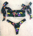 Printed Bikini Swimwear Set