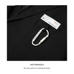 Black Suit Jacket - Men's Casual Loose Blazer Outerwear