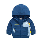 Children's Autumn Dinosaur Character Coat Cardigan