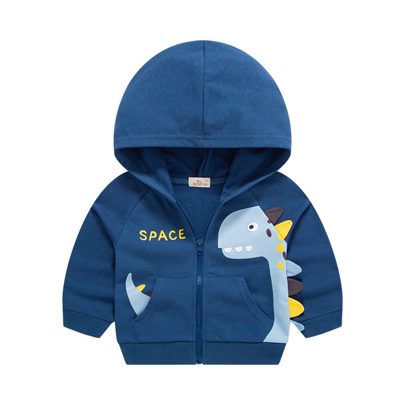 Children's Autumn Dinosaur Character Coat Cardigan