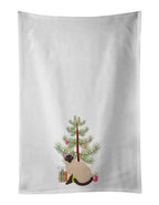 Siamese Traditional Cat Christmas Kitchen Towel Set of 2