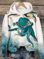 Oversized Women's Casual Hoodie with Hood | Streetwear