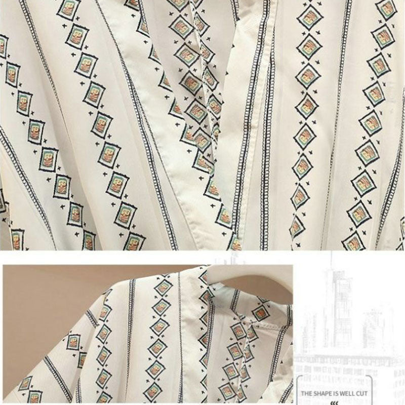 Korean Retro Summer Suit with Shawl Cardigan (Two-Piece)