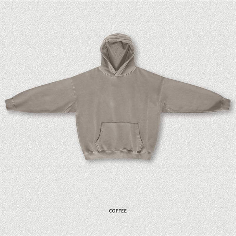 Autumn and Winter Washed Old Plush Hoodie | Streetwear