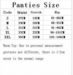 Lace Trim Transparent Mesh Women's Low Waist Panties