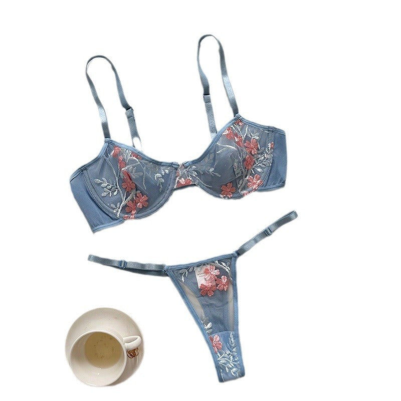 Lace Push-Up Bra Set for Curvy Women 2201