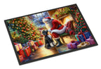 Portuguese Water Dog and Santa Claus Doormat
