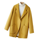 2023 Women's Elegant Pure Wool Short Coat for Autumn