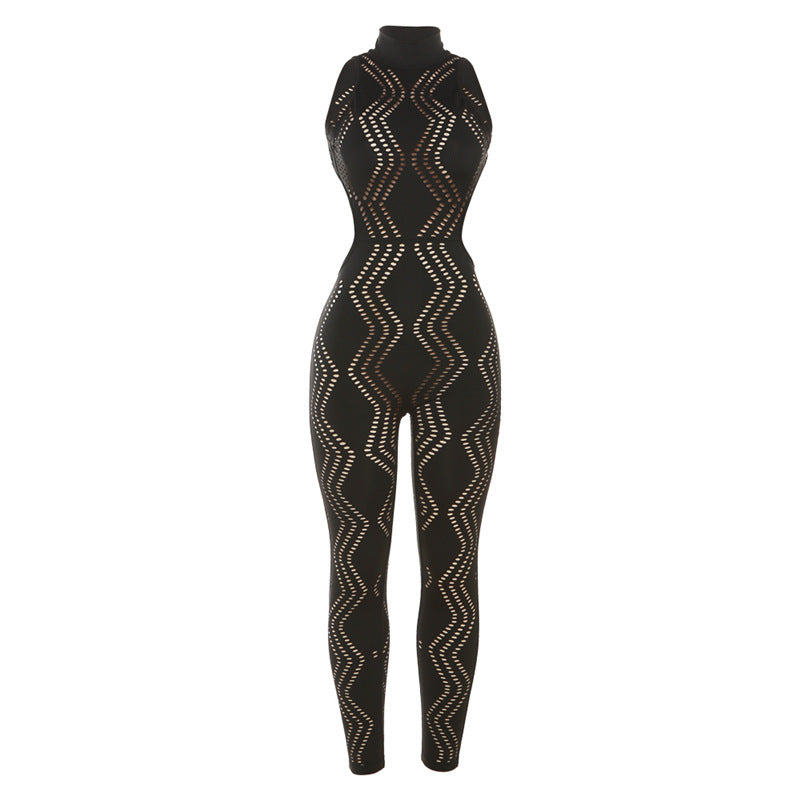 2023 Summer Women's Sexy Backless Bodysuit Jumpsuit