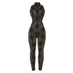 2023 Summer Women's Sexy Backless Bodysuit Jumpsuit